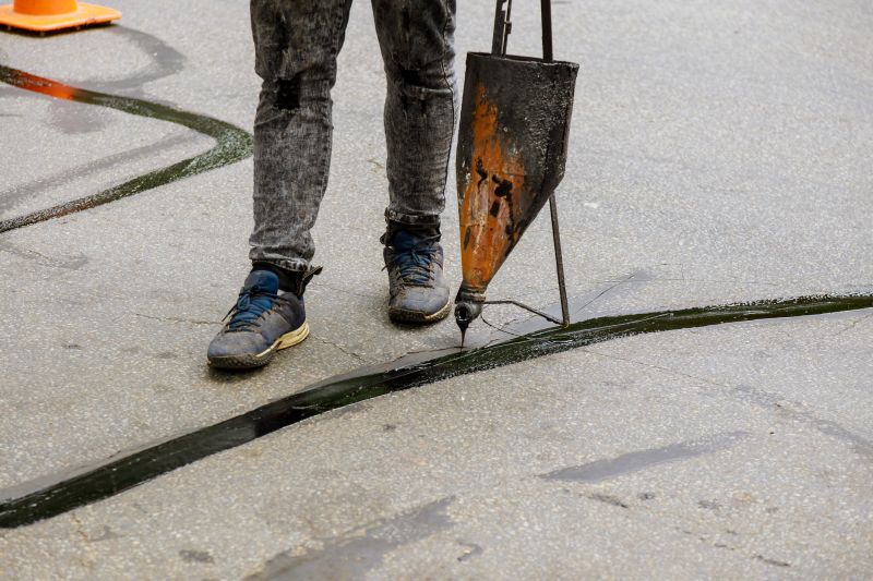 Close-Up of Sealant Application